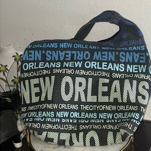 Robin Ruth Bag NEW ORLEANS hobo shoulder blue black very clean